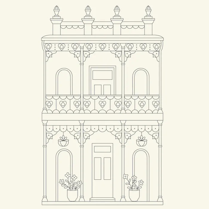 DV7986 Home Sweet Home Stitchery