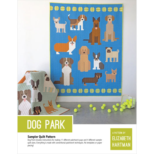 EHP076 Dog Park Pattern by Elizabeth Hartman