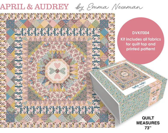 DVKIT004 April & Audrey Quilt Kit