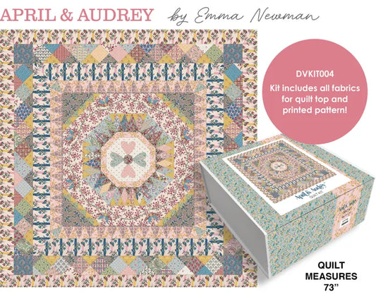 DVKIT004 April & Audrey Quilt Kit