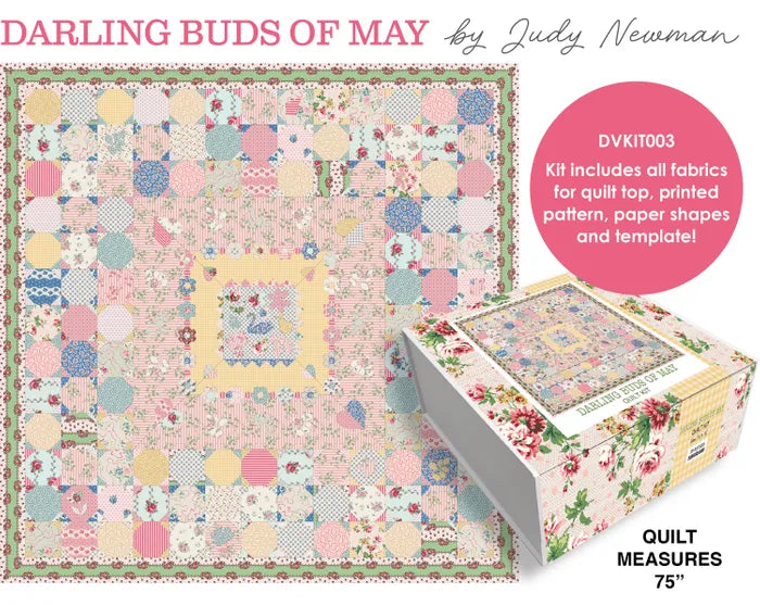 DVKIT003 Darling Buds of May Quilt Kit