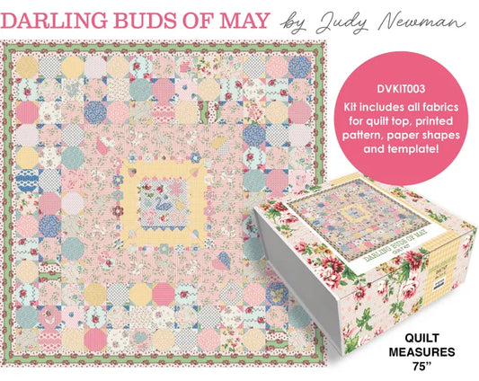 DVKIT003 Darling Buds of May Quilt Kit
