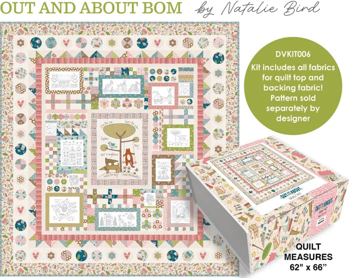DVKIT006 Out & About Quilt Kit