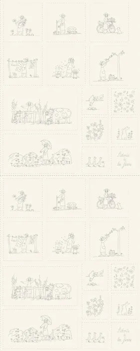 DV7550 STITCHERY PANEL SIDONIE A LA FERME