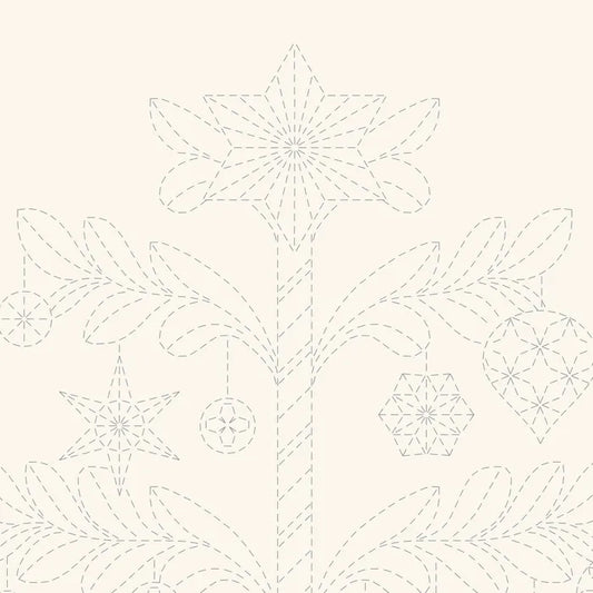 DVC1004 Sashiko Panels Tree Natural