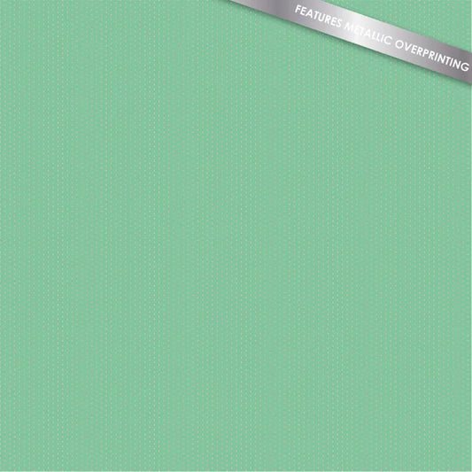DVC1204 Pin Pricks Mint - Silver Metallic