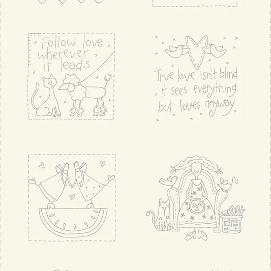 DV7641 Stitchery Panel Handy Stitches