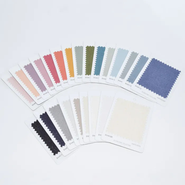 DVSC011 DEVONSTONE LINEN SOLIDS SAMPLE CARD SET