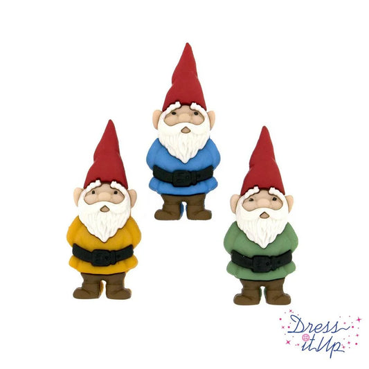 7696 Garden Gnomes Buttons