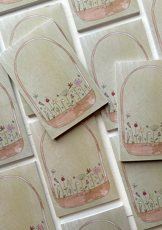 NP11 Flower Basket Notepad