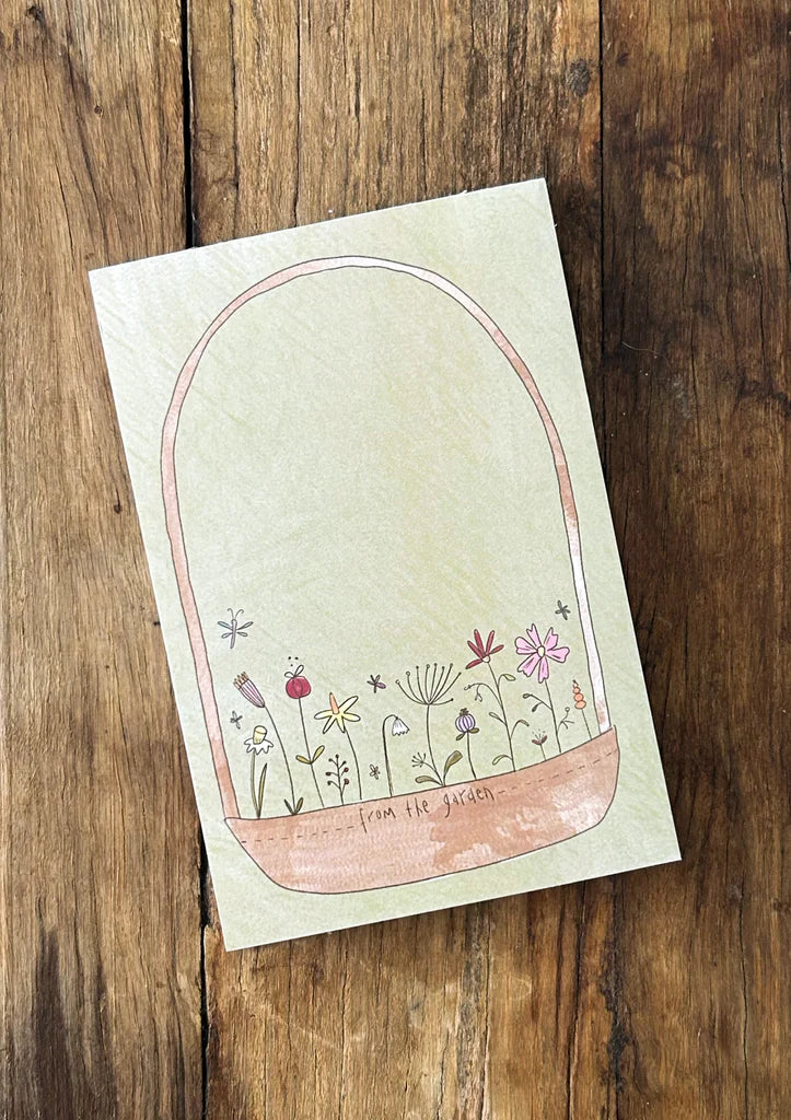 NP11 Flower Basket Notepad