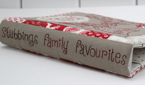 HNK156/3 Christmas club recipe book folder