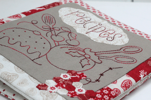 HNK156/3 Christmas club recipe book folder