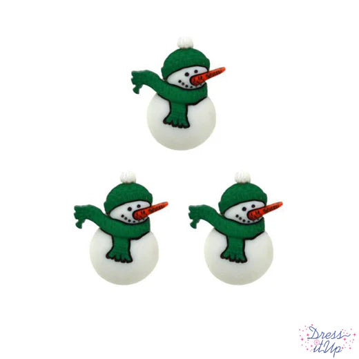 12373 SNOWMAN WITH GREEN SCARF