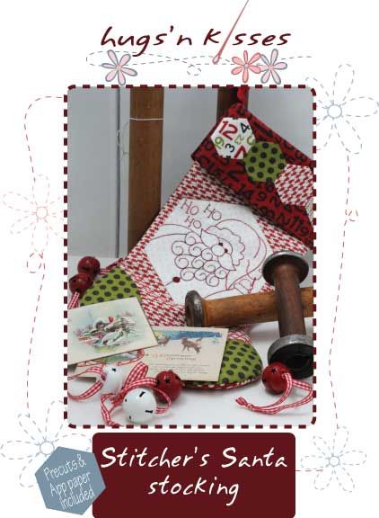 HNK151 Stitcher's Santa Stocking Pattern