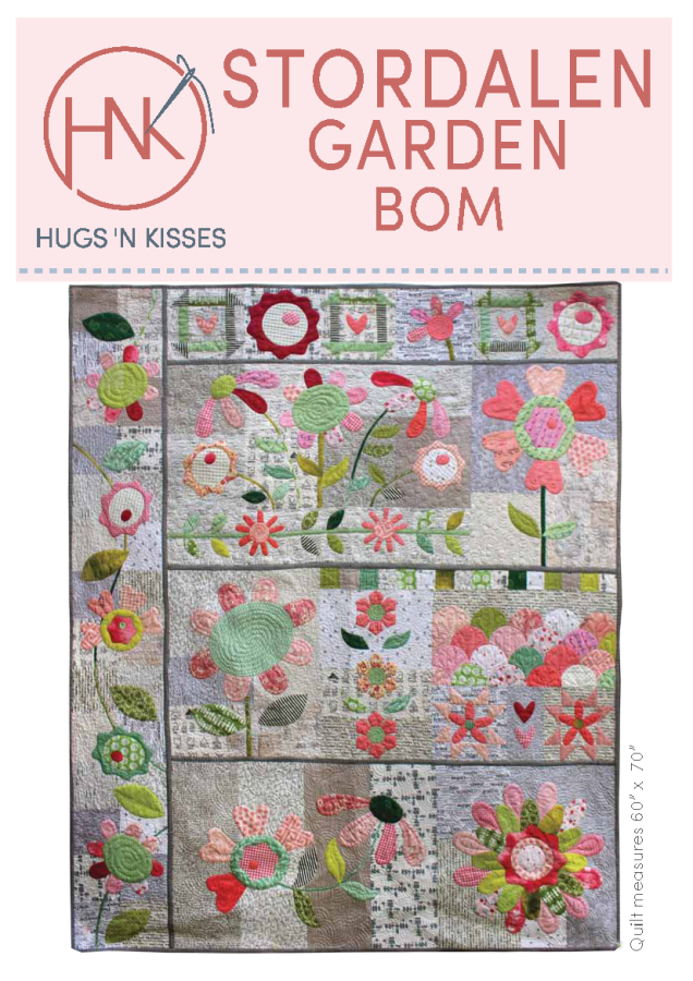 HNK200  Stordalen Garden BOM with custom paper template set - full set