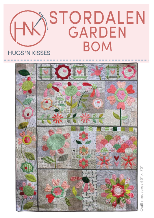 HNK200  Stordalen Garden BOM with custom paper template set - full set