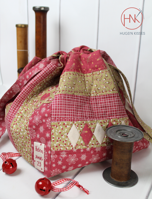 HNK249 Sugarplum dreams xmas rice bag