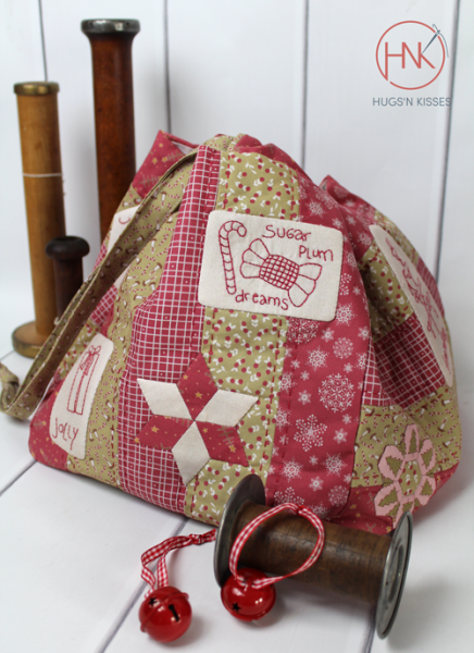 HNK249 Sugarplum dreams xmas rice bag