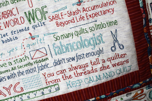 HNK195/19 The rules of quilting