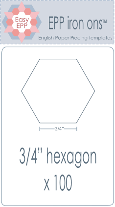 EPP03 3/4” hexies x 100