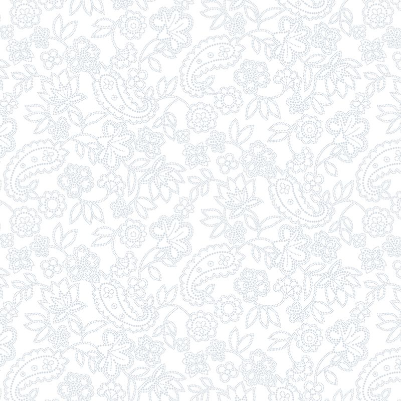 1874-01W Quilters Flour White on White