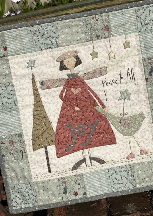 P127 Peace and Joy Wall Hanging